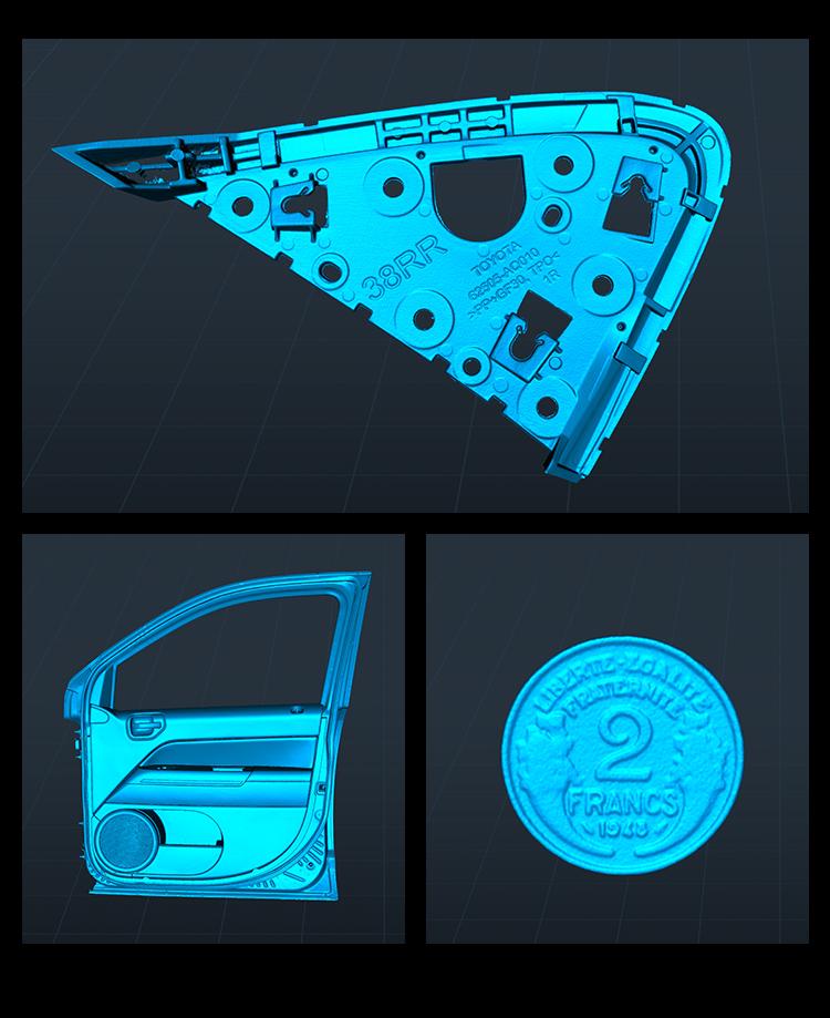 Creality CR-Scan Raptor 3D Scanner with Metrology Grade Accuracy and 7 Blue Laser Lines