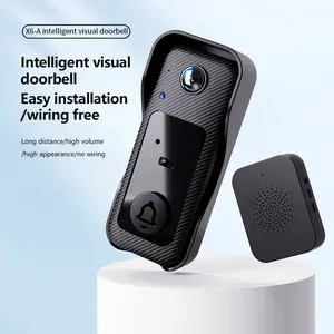 X6-A Smart WiFi Video Doorbell with Mobile App, Two-Way Talk, Motion Alerts & Free Cloud Storage
