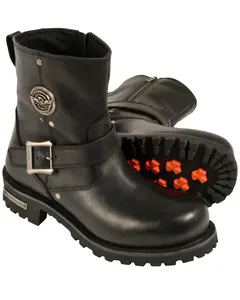 Milwaukee Leather Men's 6" Classic Engineer Boot Round Toe - Mbm9040