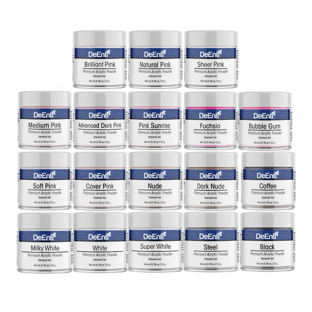 DeEnti 0.78 oz Classic Professional Acrylic, Non-Yellowing Self-Leveling Formula, Salon-Grade Professional Quality for Manicure Nail Art & Fake Nails