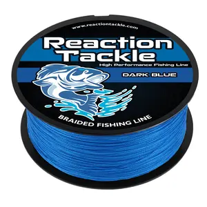 Reaction Tackle Braided Fishing Line - Dark Blue