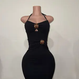 Black Spaghetti Strap Dress