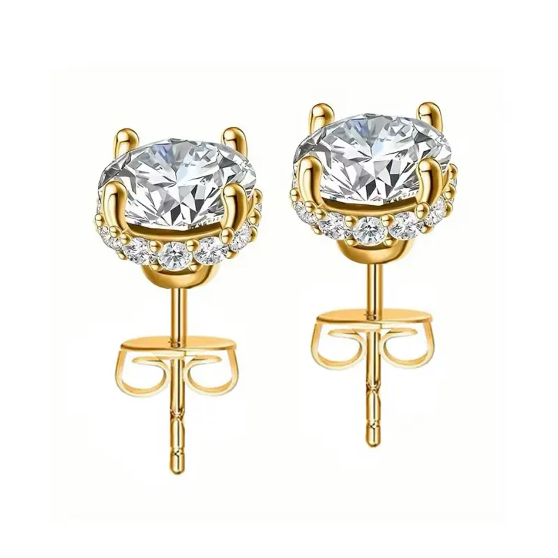 925 diamond earrings
