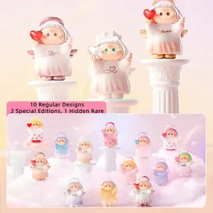 MINISO Youyou Sauce Cupid Ring Series Iconbox Blind Box Collectible Handmade Figure,Random Style,Desktop Ornament,Valentine's Day Gift for Lover & Couples,Romantic Gift