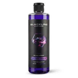 BLACKLINE® ULTRA FOAM - High-Foaming pH-Neutral Car Soap - Perfect for Foam Cannons & Bucket Washes, Green Apple Scent, Safe on All Vehicle Finishes