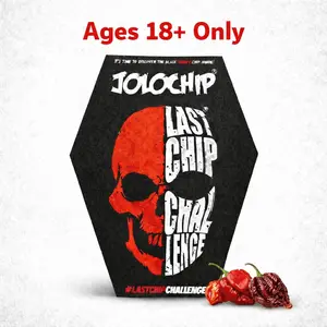 JOLOCHIP Last Chip Challenge 1pc - Spicy Corn Snack. For Ages 18+ Only