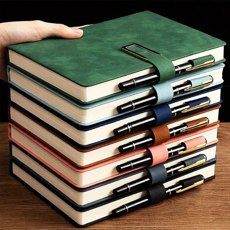 Personalized Vintage A5 Leather Notebook