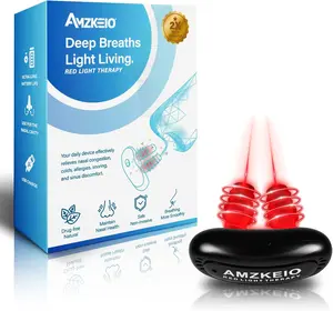 1Pcs Red Light Nasal Soother, 10 Min Nose Therapy for Dry Nose & Sinus Comfort, Daily Sinus Relief, USB-Rechargeable Light Therapy