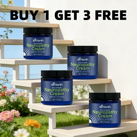 BUY 1 GET 3 FREE Neuropathy Soothing Cream - Sensitive Skin Moisturizer with Aloe, Shea Butter & Clove Scent for Feet, Legs - Daily Bath & Body Care,sohochic