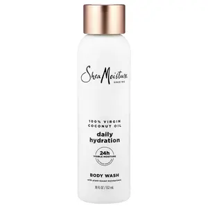 SheaMoisture Daily Hydration Body Wash, 100% Virgin Coconut Oil, 18 fl oz (532 ml)