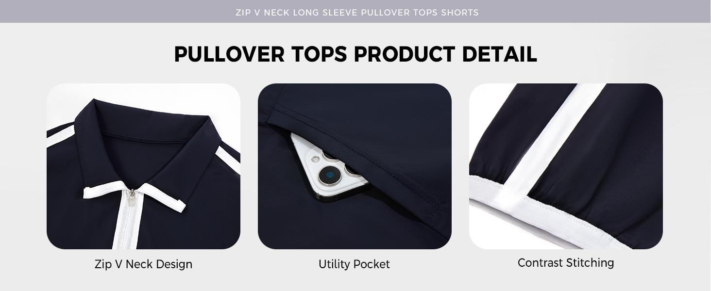 Fisoew Womens 2 Piece Outfits Sets Half Zip V Neck Long Sleeve Pullover Tops Shorts Casual Tennis Running Tracksuits #Springtok #TikTokShopHolidayHaul #TikTokShopJumpstartSale Fisoew Womens 2 Piece Outfits Sets Half Zip V Neck Long Sleeve Pullover Tops Shorts Casual Tennis Running Tracksuits #Springtok #TikTokShopHolidayHaul #TikTokShopJumpstartSale