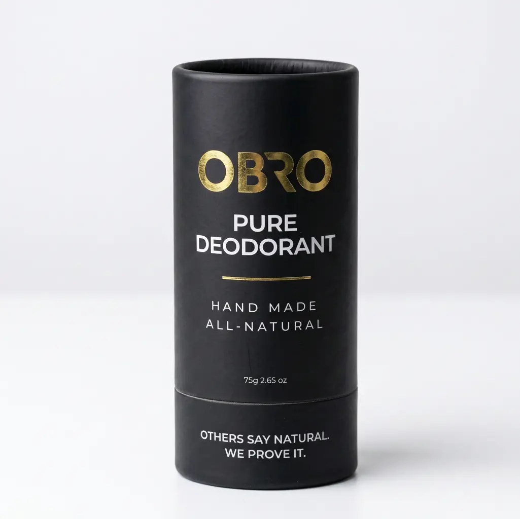 OBRO 100% Natural Deodorant Stick, Aluminum-Free with Smooth Glide - Gentle and Scented for Daily Body Care, Clean, Fragrance, Synthetic, Aroma, No, Smoothing