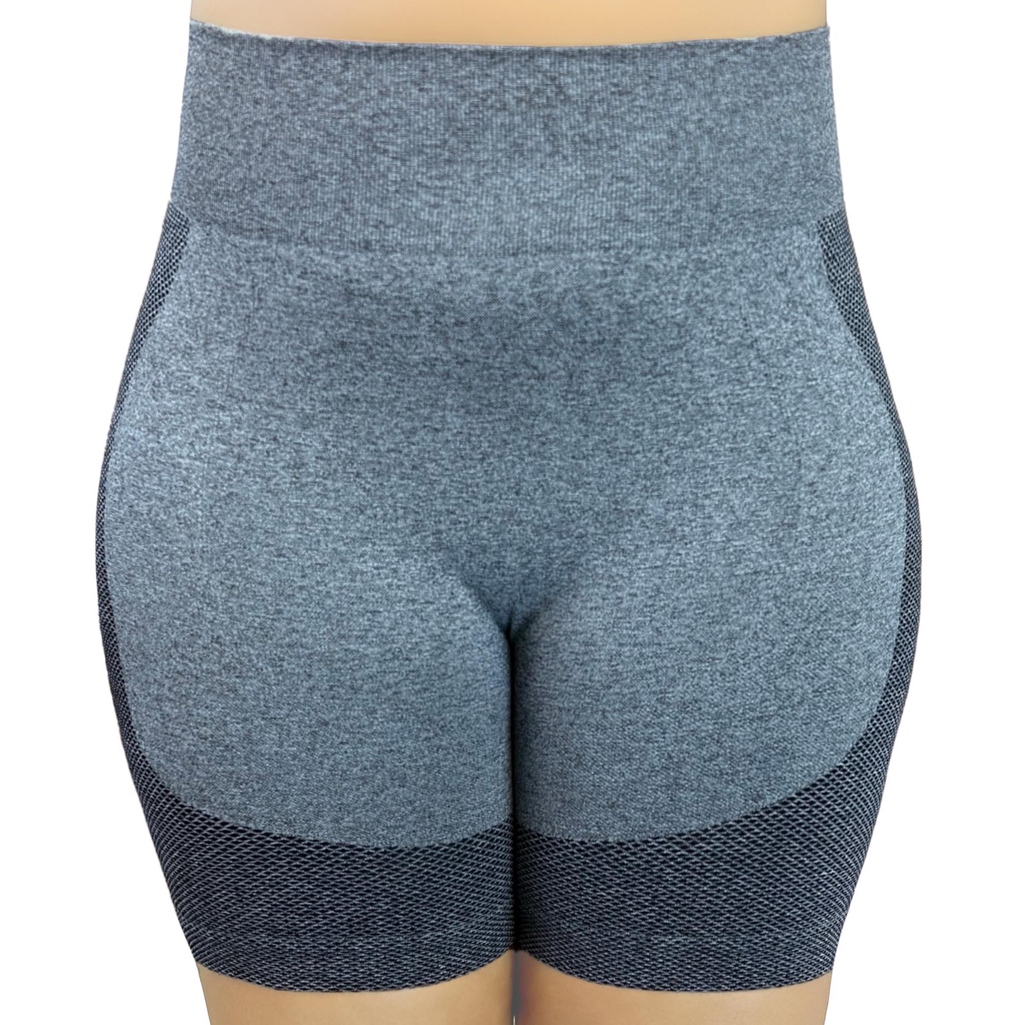 SUOVADUN DK001 Workout Gym Shorts, High Waisted Butt Lifting Scrunch Butt Seamless Booty Shorts Slim Tummy Control Stretchy Activewear Pants Yoga Clothes