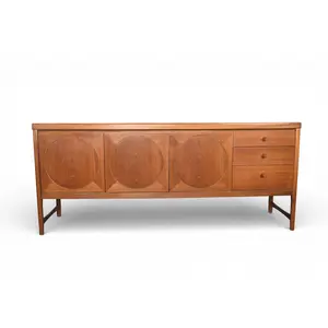 NATHAN FURNITURE "CIRCLE" CREDENZA IN TEAK #1