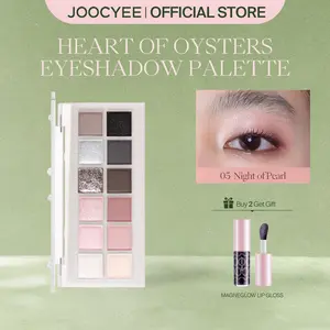 JOOCYEE 12 Shade Multi-Use Eyeshadow Palette, Multi Use, Face and Eye Palette, Blush, Eyeshadow, Contour, Highlighter, High Coverage, Long Lasting, No Creasing, No Fallout, Beginner Friendly, Travel Size, Party Makeup,  Mother's Day Gift, Summervibes