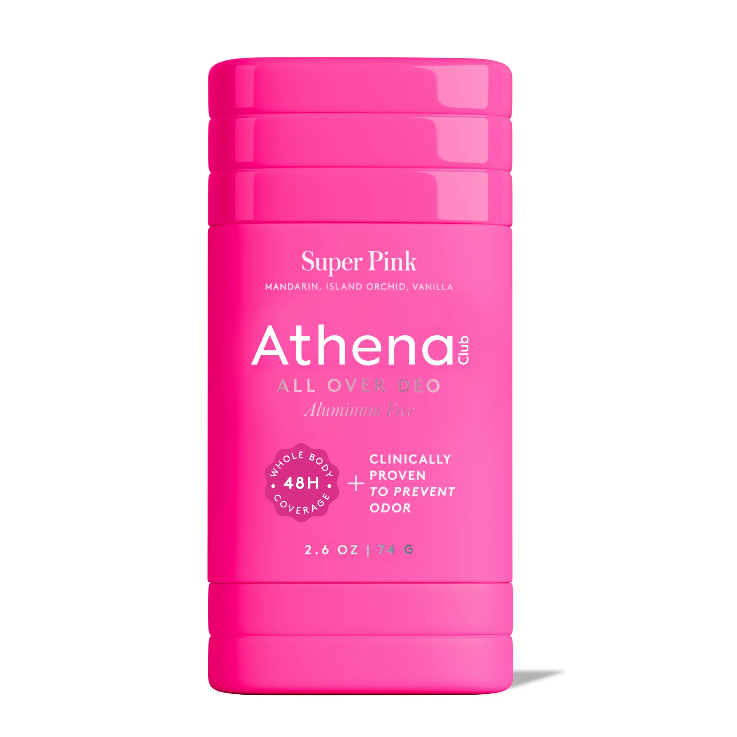 Athena Club All Over Deo | Aluminum-Free | Cruelty-Free | Sensitive-Skin Friendly Stick Deodorant