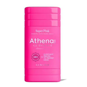 Athena Club All Over Deo | Aluminum-Free | Cruelty-Free | Sensitive-Skin Friendly Stick Deodorant