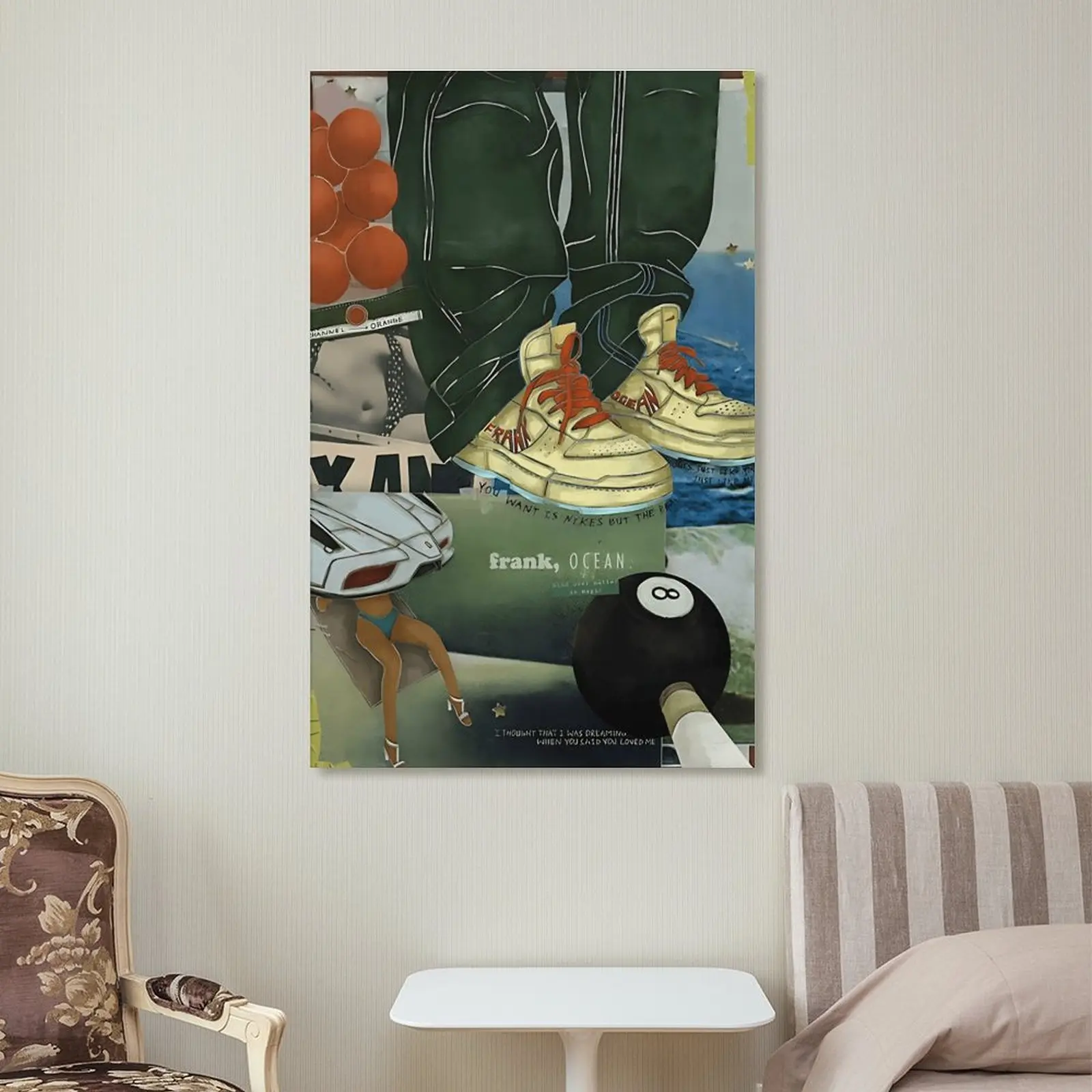 Frank Ocean Minimalist Poster – Unframed Modern Wall Art | High-Res Print for Bedroom/Living Room | Perfect Gift for Music Fans & Art Lovers wall art decor custom handmade decoration book vintage home Streetwear Wall Art