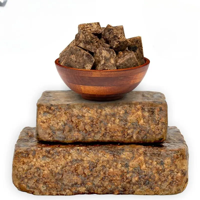 Premium Handmade African Black Soap (Osun) - Natural Cleansing Body Wash Soap with Shea Butter, Aloe Vera, Cocoa, Honey for Female Sensitive Skin Self Care Products Must Haves