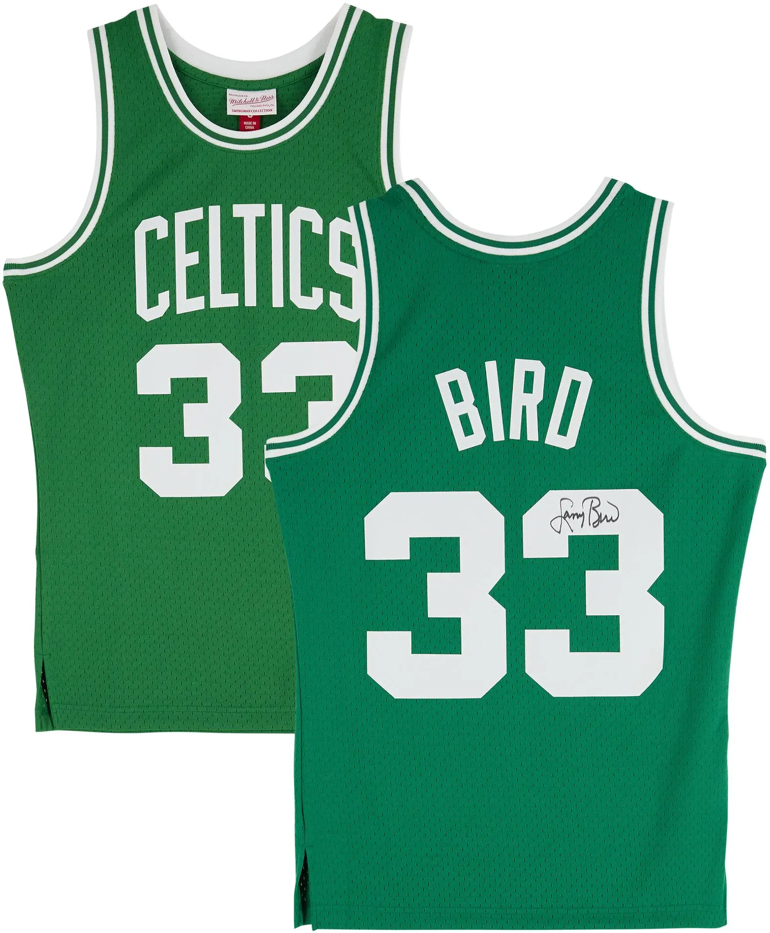 Larry Bird Boston Celtics Autographed Green Mitchell & Ness Swingman Jersey - Fanatics Authentic Certified