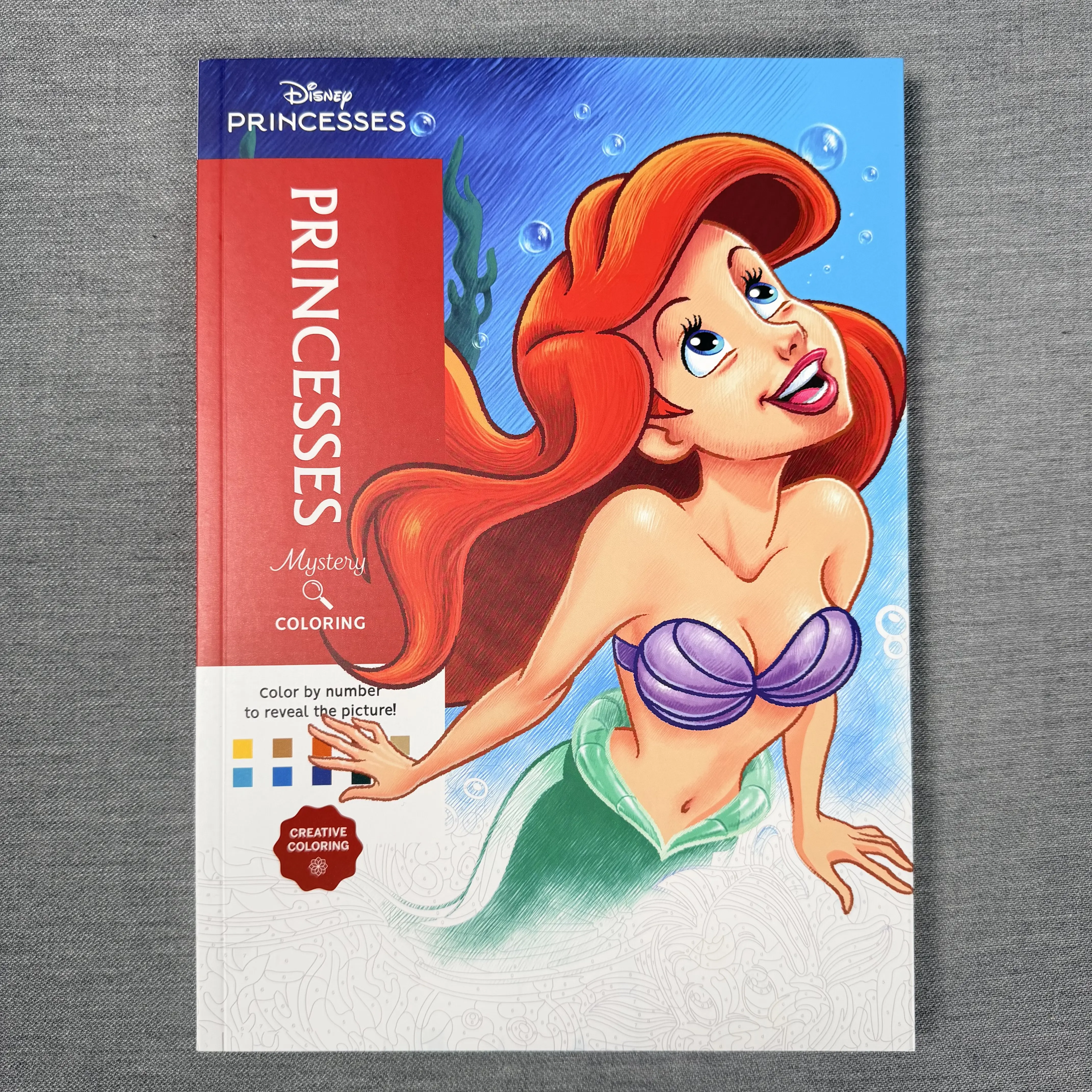 Disney Princesses: Color By Number 100 Unique Illustrations