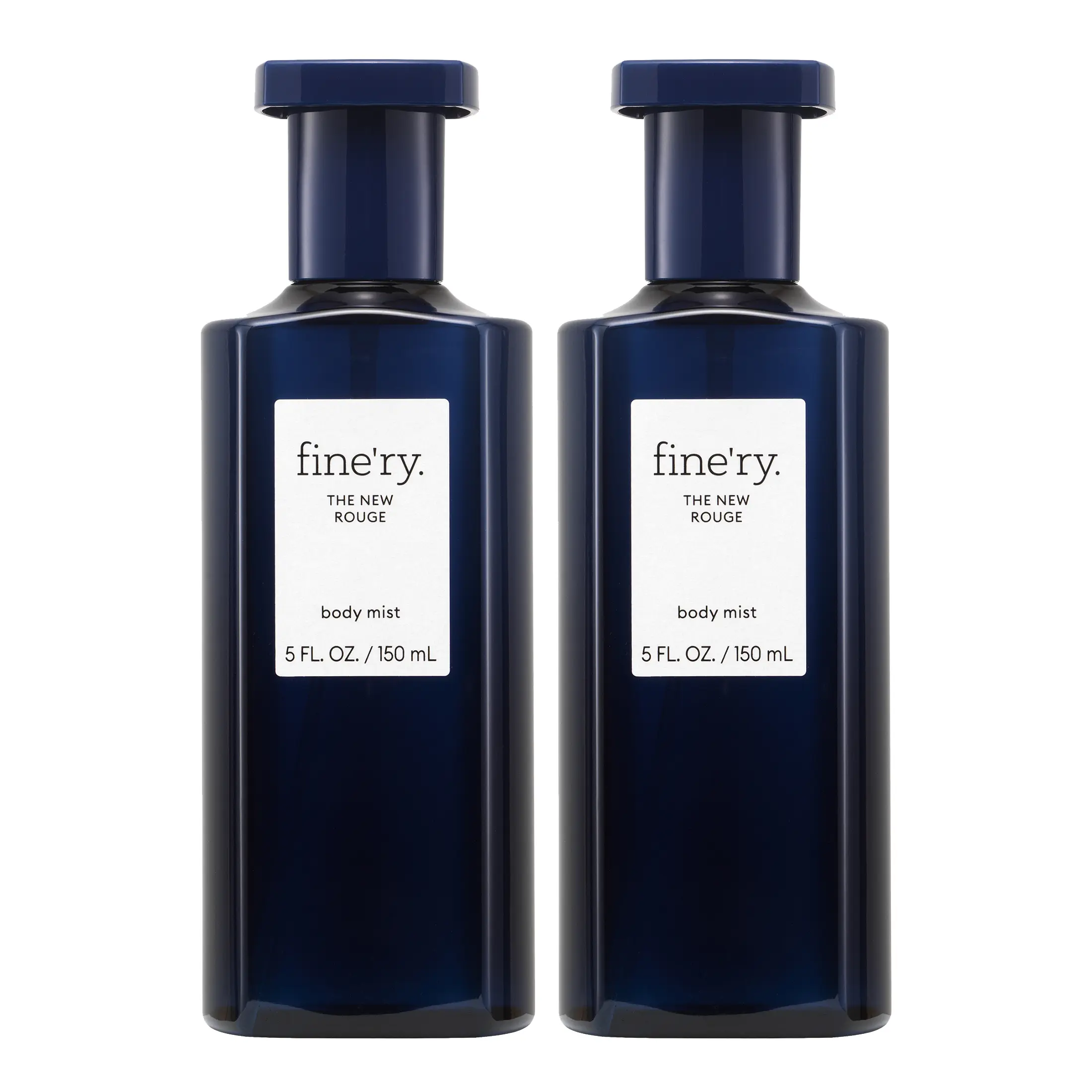 fine'ry The New Rouge Women's Fragrance Body Mist, 150ml, 2-Pack - Aromatic Luxurious Fragrances, Aromatic Luxurious Fragrance