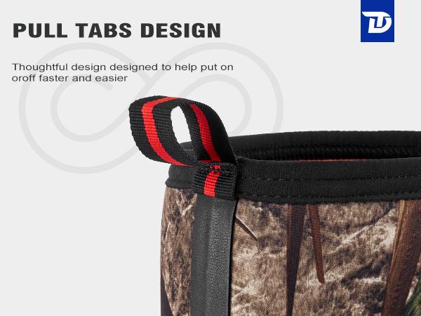 Trudave Rubber Boots for Men, Waterproof Work Rain Boots with Steel Shank, 6mm Neoprene Anti-slip Mud Boots Comfortable Industrial Shoe Reed Grass