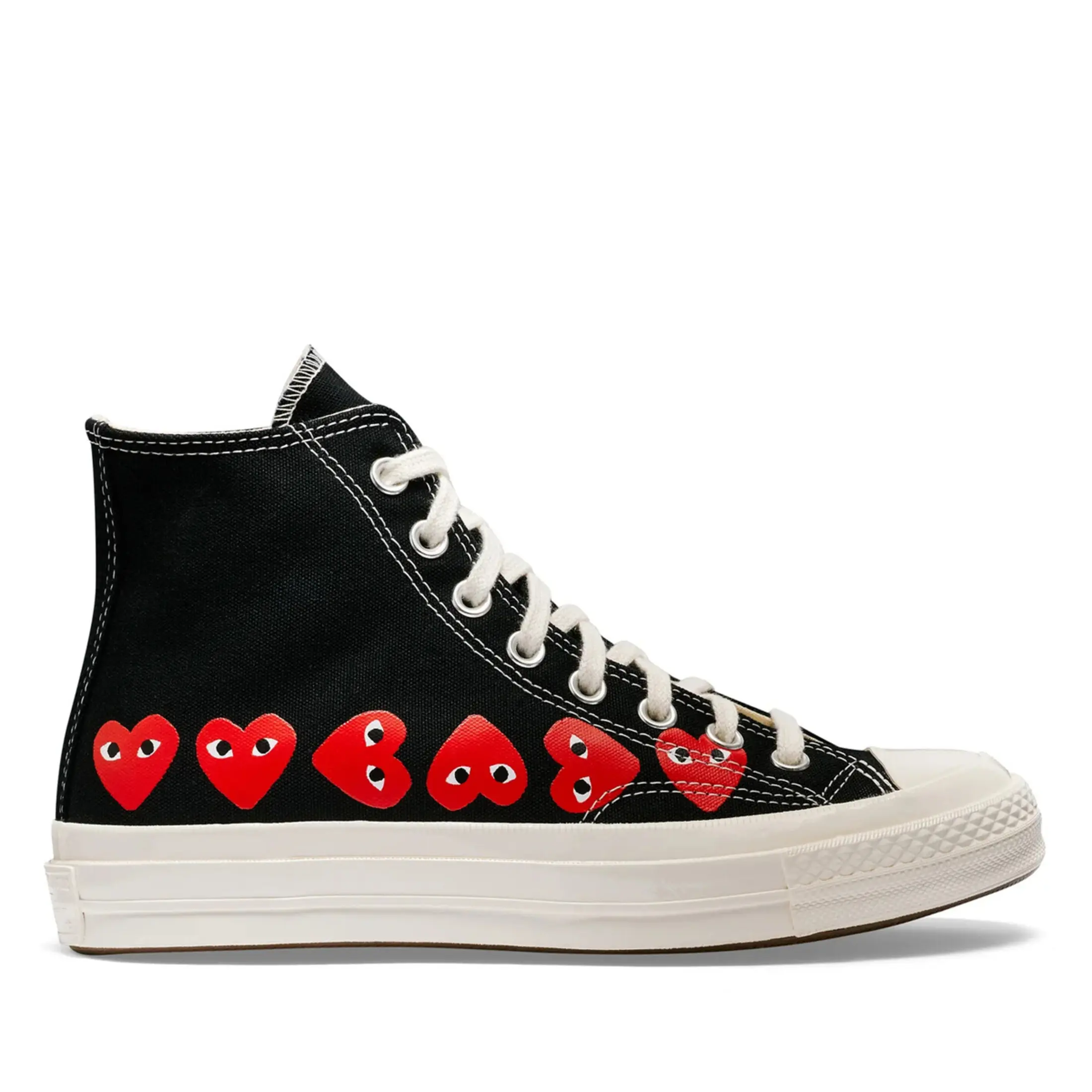Converse Chuck Taylor Multi Heart High Top Black AZ-K127-001-1 Men's Fashion Shoes New