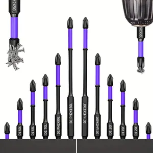 Anti Slip Phillips Cross Slot PH2#2 Short Screwdriver Bit Set 15PCS 1/4 Inch Hex Shank 2 Inch/50 mm Length S2 Steel with Magnetic Tip for Power Screwdriver Drill Impact Driver Tool Accessory k5 drillbit