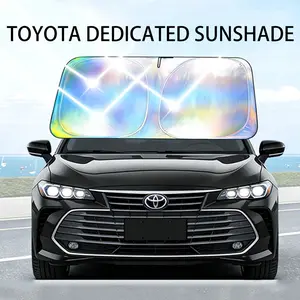 Toyota Car Sunshade CARMRY HIGHLANDER COROLLA SEQUOIA RAV4 TACOMA COROLLA Curtain Front Windshield UV Protection Heat Insulation Laser Shade, Auto Accessories for Toyota Vehicles