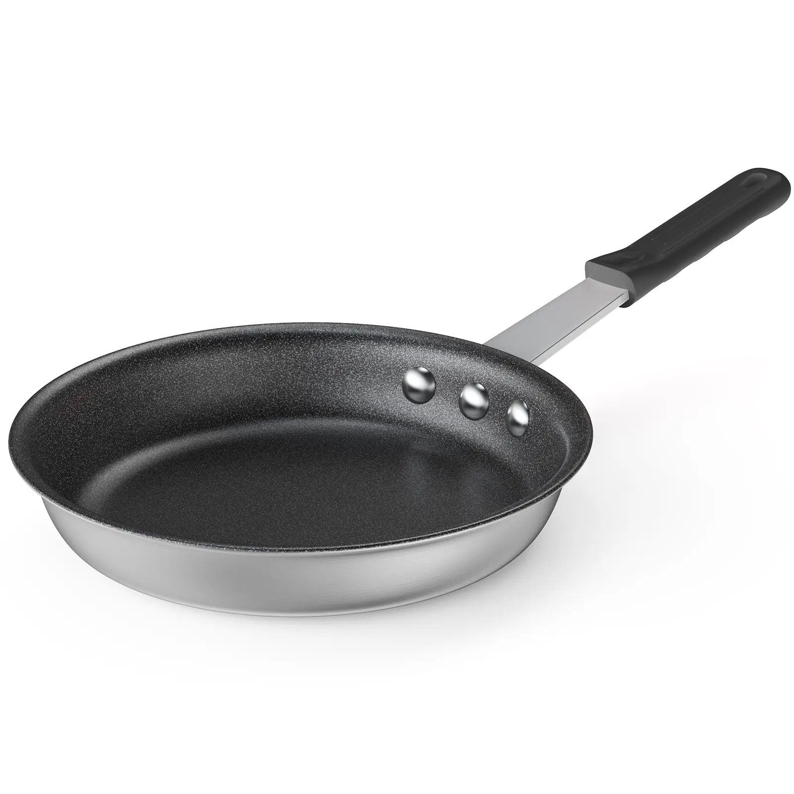 Aluminum Ceramic Nonstick Frying Pan, Induction Compatible Skillet with Detachable Silicone Handle, Oven Safe Up to 392°F, Even Heat Distribution Cooking Pan for Gas Electric Glass Stovetops