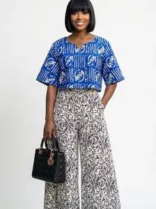 KEM Palazo and Crop top