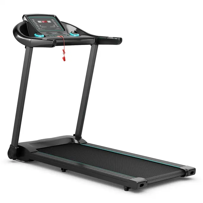COSTWAY 7.5/8MPH Folding Treadmill, Portable Electric Superfit Treadmill W/APP Control, 12 Preset Programs, Blue Tooth Speaker, LED Display, Walking Running Machine for Home Office, Christmas Festival Gift Black Friday Cyber Monday