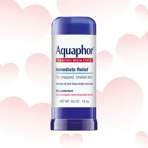 Aquaphor Healing Balm Stick 0.65 oz Avocado Oil & Shea Butter Hypoallergenic Body Moisturizer for Chapped Skin Long Lasting Moisturizing