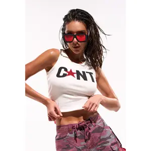 CNTY LACE UP TANK
