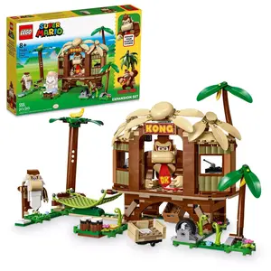 LEGO Nintendo Super Mario Donkey Kong's Tree House Expansion Building Set (71424)