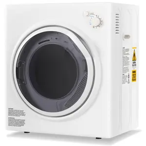 Portable Electric Dryer with Stainless Steel Inner Drum – Compact Dryer for Tight Spaces, Ideal for Apartments, RVs, Dorms & Small Homes, Space-Saving Design Perfect for Limited Living Areas