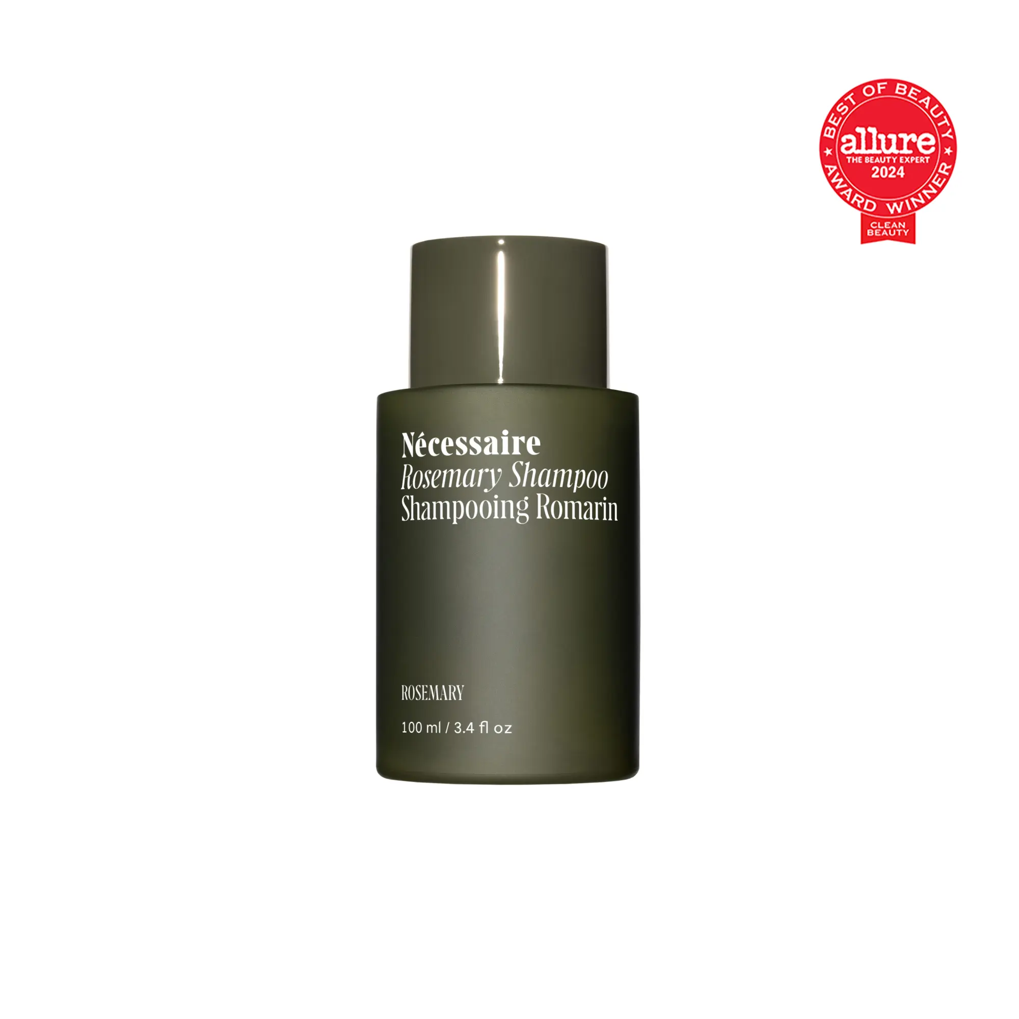 Nécessaire Rosemary Shampoo – Multi-Protein Strengthening Shampoo with Rosemary Oil, Ceramides + Proteins  – Gentle Gel Cleanse for Thinning Hair, Breakage + Daily Use – Sulfate-Free + Color-Safe. 100 ml/3.4 fl oz