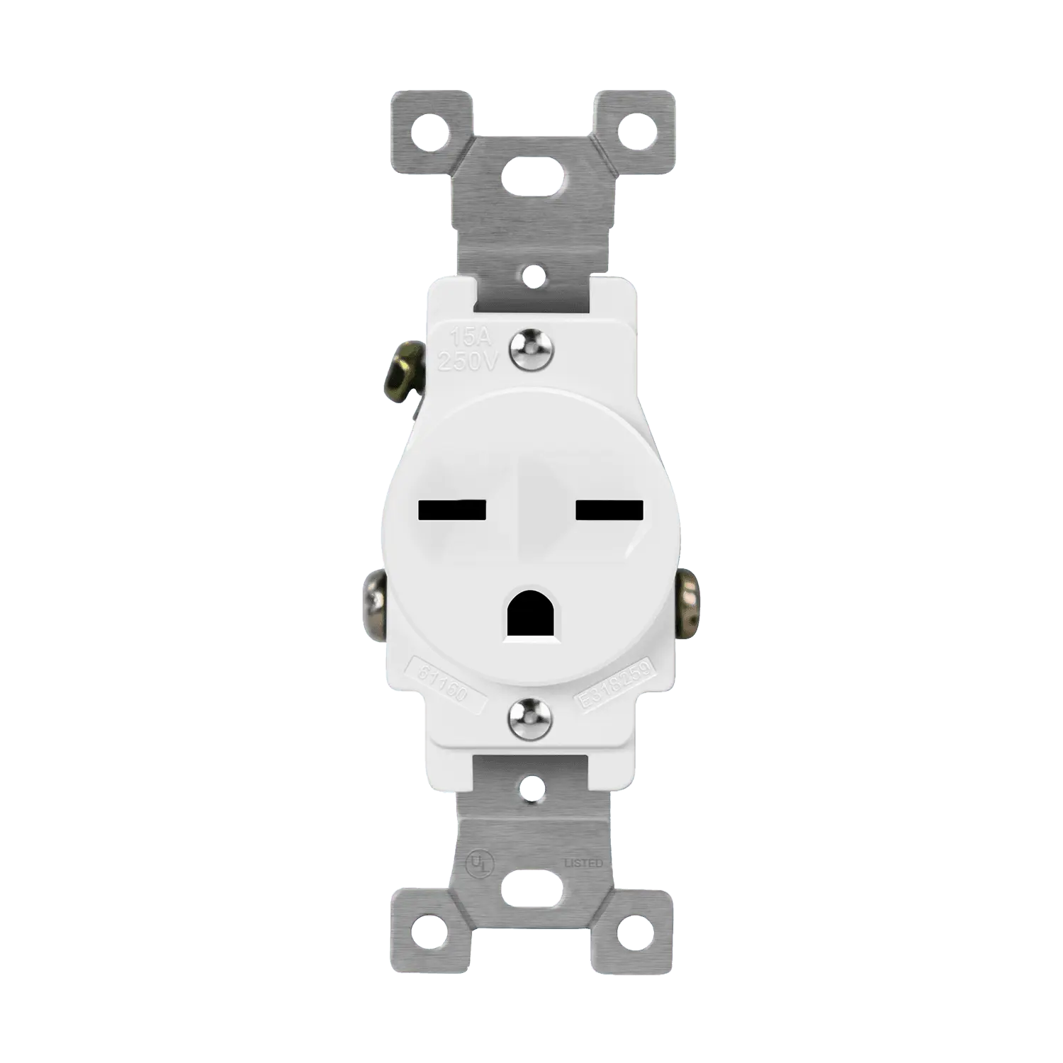 Enerlites Commercial Grade 15A Single Receptacle, 6-15R