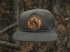 "Delta Charcoal" rope hat