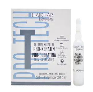 Salerm Cosmetics Keraplus Thermal Pro-Keratin Vials 4 Ampoules 0.34oz
