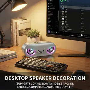 Cat's Eye 3D Vision Bluetooth Speaker Hi-Fi Sound Quality Supports USB Flash Drive Memory Card Audio Cable for Home Outdoor Parties Children's Learning - Smartphone