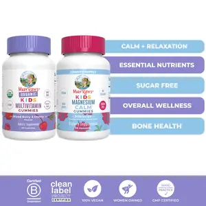 MaryRuth's Kids Organic Daily Health & Calm Bundle - Organic Kids Multivitamin Gummies & Kids Magnesium Gummies