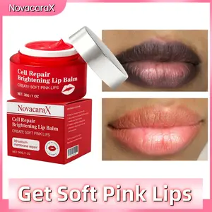 NovacaraX Brightening Lip Balm – Unisex Formula, Suitable for Dull Lips and Lip Problems Caused by Smoking – Softens, Moisturizes, and Provides Long-Lasting Protection.