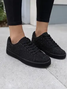 Gina Rhinestones Sneakers Shoes