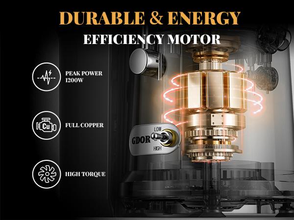 1200W Premium Juicer Machine, Extra-Large 3.2” Feed Chute for Whole Fruits and Vegetables, Titanium Enhanced Cutting System, Centrifugal Juice Extractor Maker with Heavy Duty Full Copper Motor, Dual Speeds, BPA-Free.