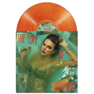 Taylor Swift - The Life of a Showgirl: Sweat And Vanilla Perfume Portofino Orange Glitter Vinyl