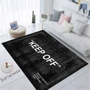 Keep Off, Keep Off Rug, Keepoff, Keep, Off, Black Rug, Pink and White Rug, Living Room Rug, Popular Rug, Fantastic Rug, Modern Design Rugs