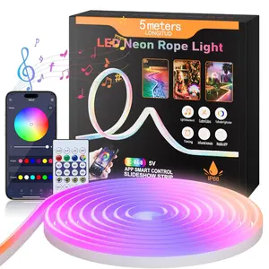 Smart Car LED Interior Lights - Wireless App & Remote Control, USB Port, Music Sync | RGB Strip & Fiber Optic Ambient Lighting Kit, Gift for Men & Women