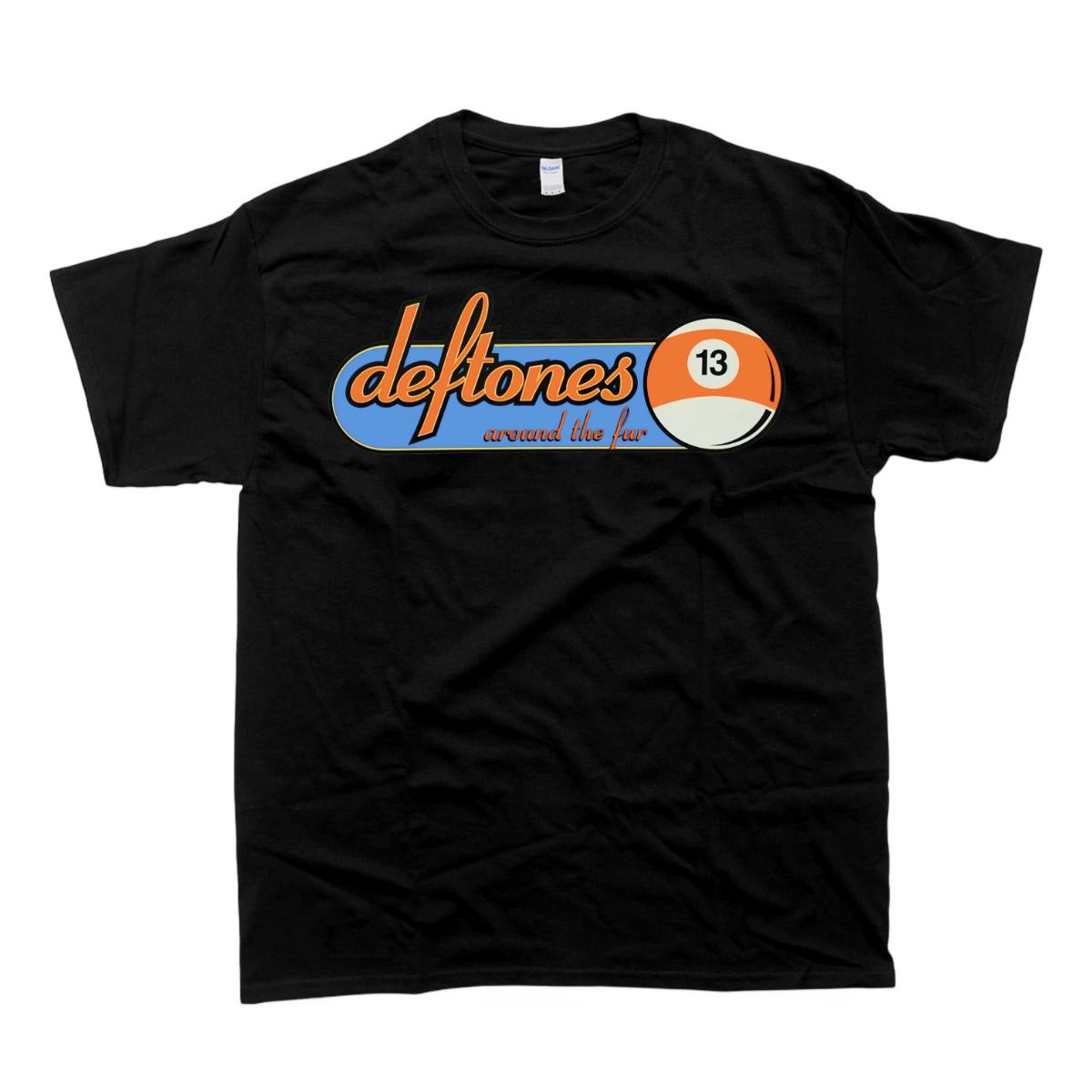 Deftones 1998 Around the Fur 13 Ball Tour T-Shirt Classic Unisex Fit for Men and Women Photorealistic Digital Transfer